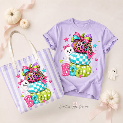 Boo Stacked Pumpkins | PPP